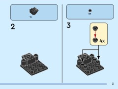LEGO 40802 instructions page 3 – build guide