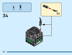 LEGO 40802 instructions page 40 – build guide