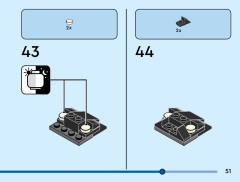 LEGO 40802 instructions page 51 – build guide