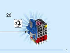 LEGO 40803 instructions page 19 – build guide