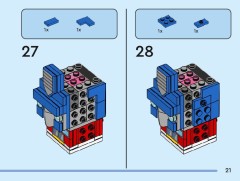 LEGO 40803 instructions page 21 – build guide