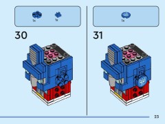 LEGO 40803 instructions page 23 – build guide