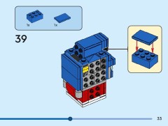 LEGO 40803 instructions page 33 – build guide