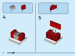 LEGO 40803 instructions page 6 – build guide