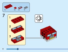 LEGO 40803 instructions page 8 – build guide
