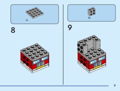 LEGO 40803 instructions page 9 – build guide