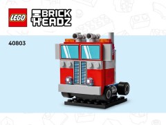 LEGO 40803 instructions page 1 – build guide