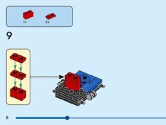 LEGO 40803 instructions page 8 – build guide