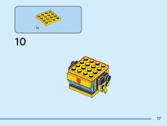 LEGO 40804 instructions page 17 – build guide