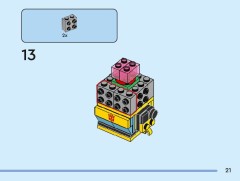 LEGO 40804 instructions page 21 – build guide