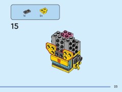 LEGO 40804 instructions page 23 – build guide