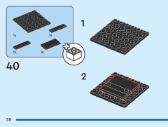 LEGO 40804 instructions page 58 – build guide