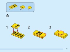 LEGO 40804 instructions page 9 – build guide