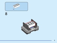 LEGO 40804 instructions page 9 – build guide