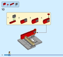 LEGO 40805 instructions page 10 – build guide