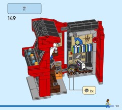 LEGO 40805 instructions page 129 – build guide