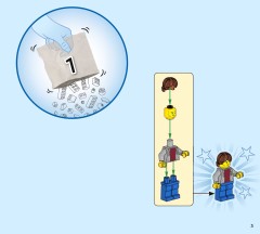 LEGO 40805 instructions page 3 – build guide