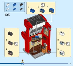 LEGO 40805 instructions page 87 – build guide