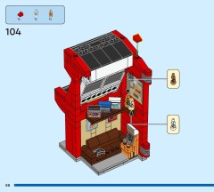 LEGO 40805 instructions page 88 – build guide
