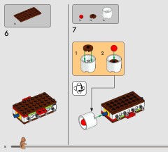 LEGO 40806 instructions page 8 – build guide