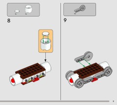 LEGO 40806 instructions page 9 – build guide