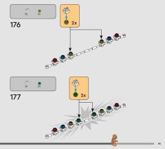 LEGO 40806 instructions page 91 – build guide