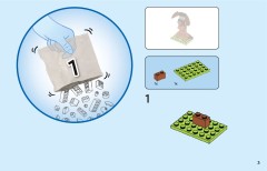 LEGO 40807 instructions page 3 – build guide