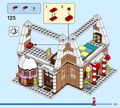 LEGO 40809 instructions page 129 – build guide