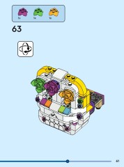 LEGO 40811 instructions page 61 – build guide