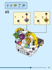 LEGO 40811 instructions page 63 – build guide
