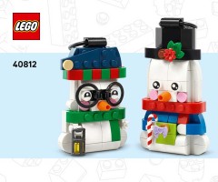 LEGO 40812 instructions page 1 – build guide