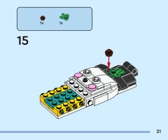 LEGO 40812 instructions page 21 – build guide
