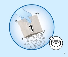 LEGO 40812 instructions page 3 – build guide