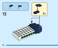 LEGO 40812 instructions page 54 – build guide