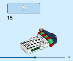 LEGO 40812 instructions page 61 – build guide