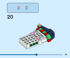 LEGO 40812 instructions page 63 – build guide