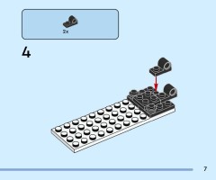 LEGO 40812 instructions page 7 – build guide
