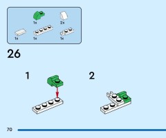 LEGO 40812 instructions page 70 – build guide