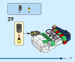LEGO 40812 instructions page 77 – build guide