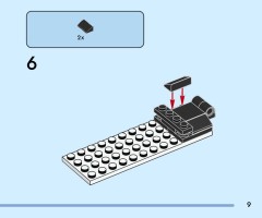 LEGO 40812 instructions page 9 – build guide