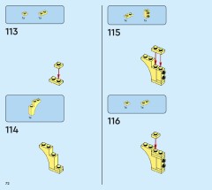 LEGO 40814 instructions page 72 – build guide