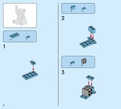 LEGO 40814 instructions page 8 – build guide