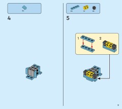 LEGO 40814 instructions page 9 – build guide