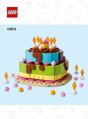 LEGO 40815 instructions page 1 – build guide