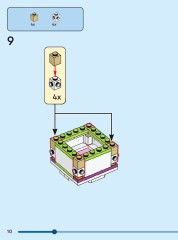 LEGO 40816 instructions page 10 – build guide