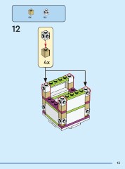 LEGO 40816 instructions page 13 – build guide