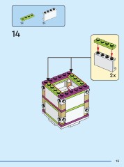 LEGO 40816 instructions page 15 – build guide