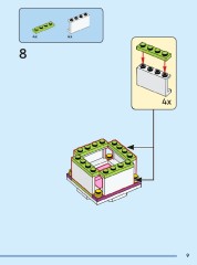 LEGO 40816 instructions page 9 – build guide