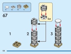 LEGO 40818 instructions page 58 – build guide