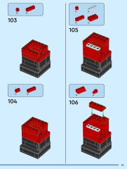 LEGO 40820 instructions page 43 – build guide